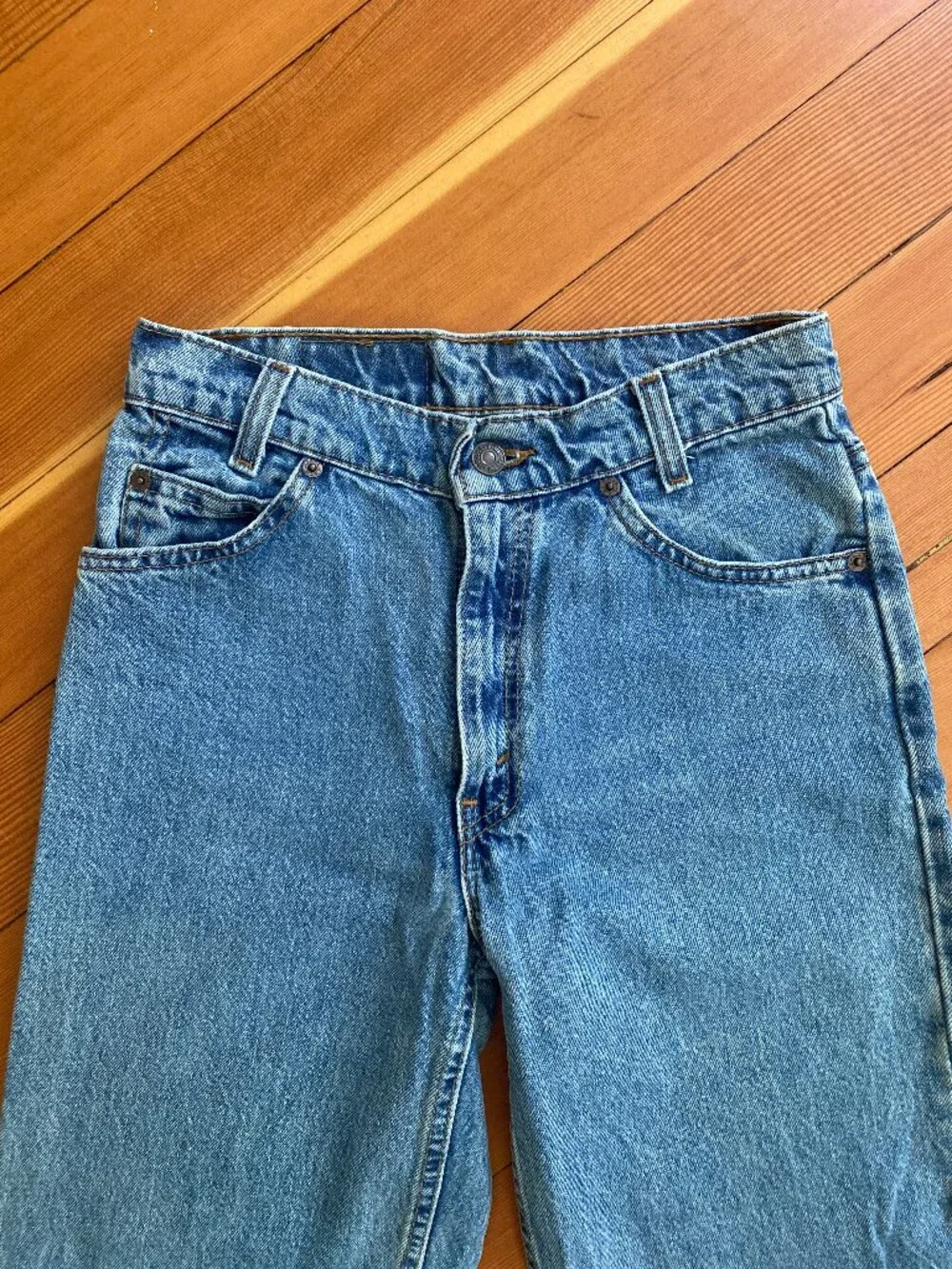 Vintage 90s Levi's 550 Orange Tab - 100% Cotton - W28 / fits like 25